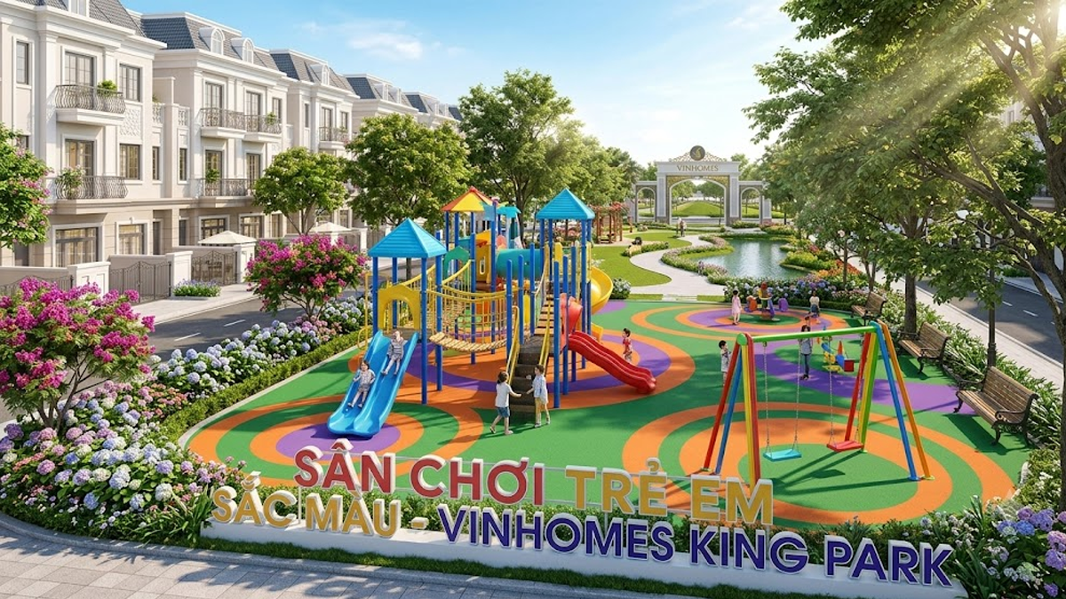 Sân chơi trẻ em sắc màu - ảnh 3
